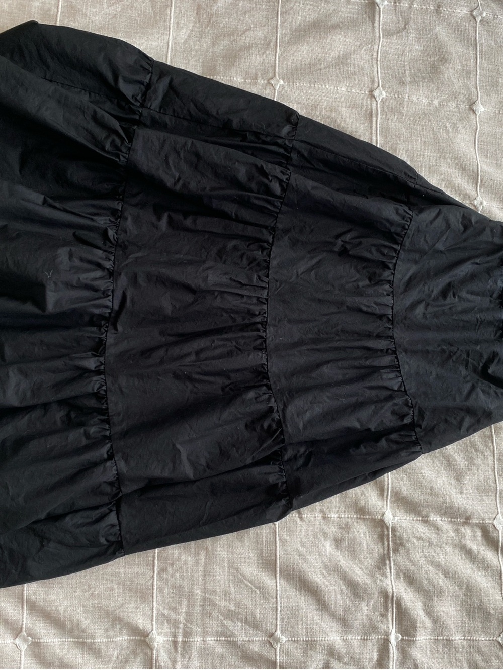 Dark Academia Maxi Dress OOAK Pleated Flare Gothic Romantic NWOT - Picture 4 of 5